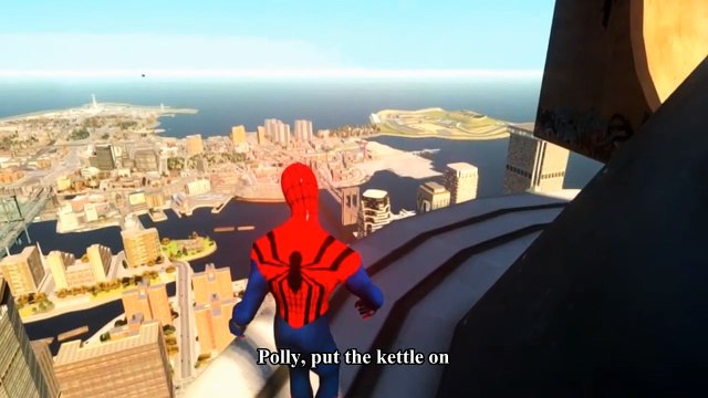 Spiderman Songs Lyrics ♫ Polly put the kettle on ♫ Spiderman Nursery Rhymes McQueen