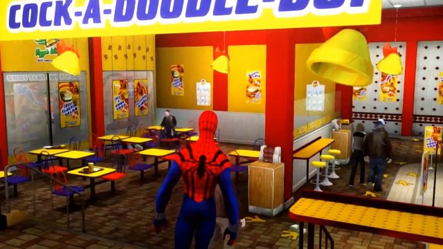 Spiderman Car For Kids - Roll Over (Ten in a bed) - Nursery Rhymes with Lightning McQueen