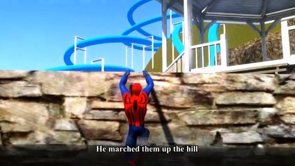 Cars Songs For Kids ♪ The Grand old Duke of York ♪ Spiderman Nursery with Lightning