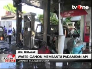 SPBU Terbakar, 1 Angkutan Umum Tersambar Api