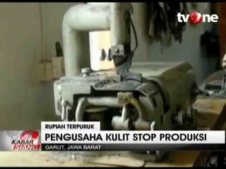 Dolar Menguat, Pengusaha Kulit di Garut Setop Produksi
