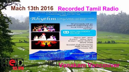Vanakam Vancouver 2016-03-13
