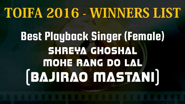 2016 TOIFA WINNERS - Salman Khan (Bajrangi Bhaijaan), Deepika Padukone (Bajirao Mastani)