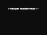 Download Reading and Vocabulary Focus 4: 4 Free Books