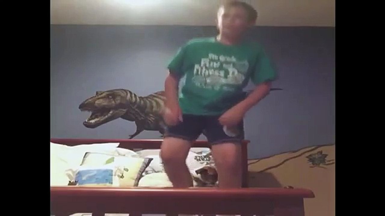 The Dancing Boy Breaks Bed And Lies To Mom About It - America's Funniest Home Videos (News World)