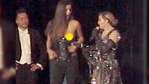 OMG! Madonna Pulls Off Female Fan's Top On Stage