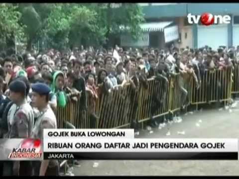 Ribuan Orang Daftar Jadi Pengendara Gojek