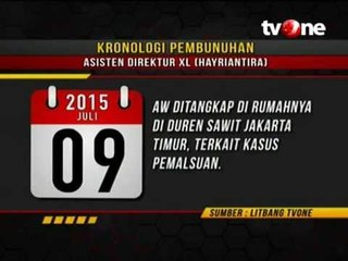 Kronologis Pembunuhan Asisten Presdir XL Axiata