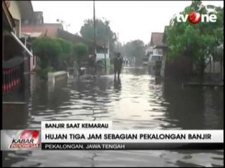 Musim Kemarau, Perkampungan di Pekalongan Terendam Banjir