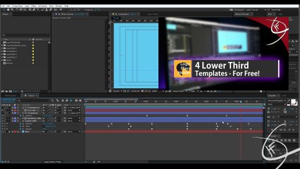 How to make Clean Modern Lower Thirds In Adobe After Effects!