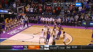 Northern Iowa’s Paul Jesperson hits half court buzzer beater to shock Texas