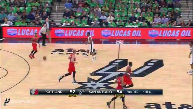 Kawhi Leonard says NOPE! San Antonio Spurs vs Portland Trail Blazers - TOP 1 WEEK TRICK!