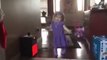 cute little  girl dancing very cute