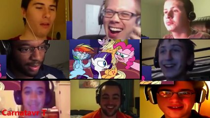 Mane Six Cartoons Reactions Mashup