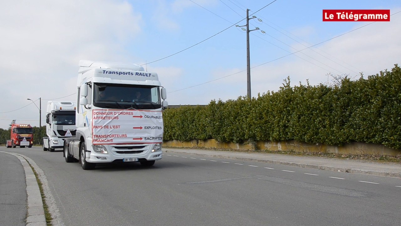 Rennes. Transporteurs routiers : le dumping social dénoncé