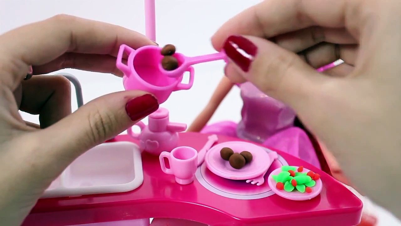 Princess Ariel The Little Mermaid Bathtime Barbie Bathtime Doll House Bathroom Toy Videos