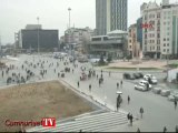 İstiklal Caddesi'ndeki canlı bomba saldırısı sonrası Taksim Meydanı