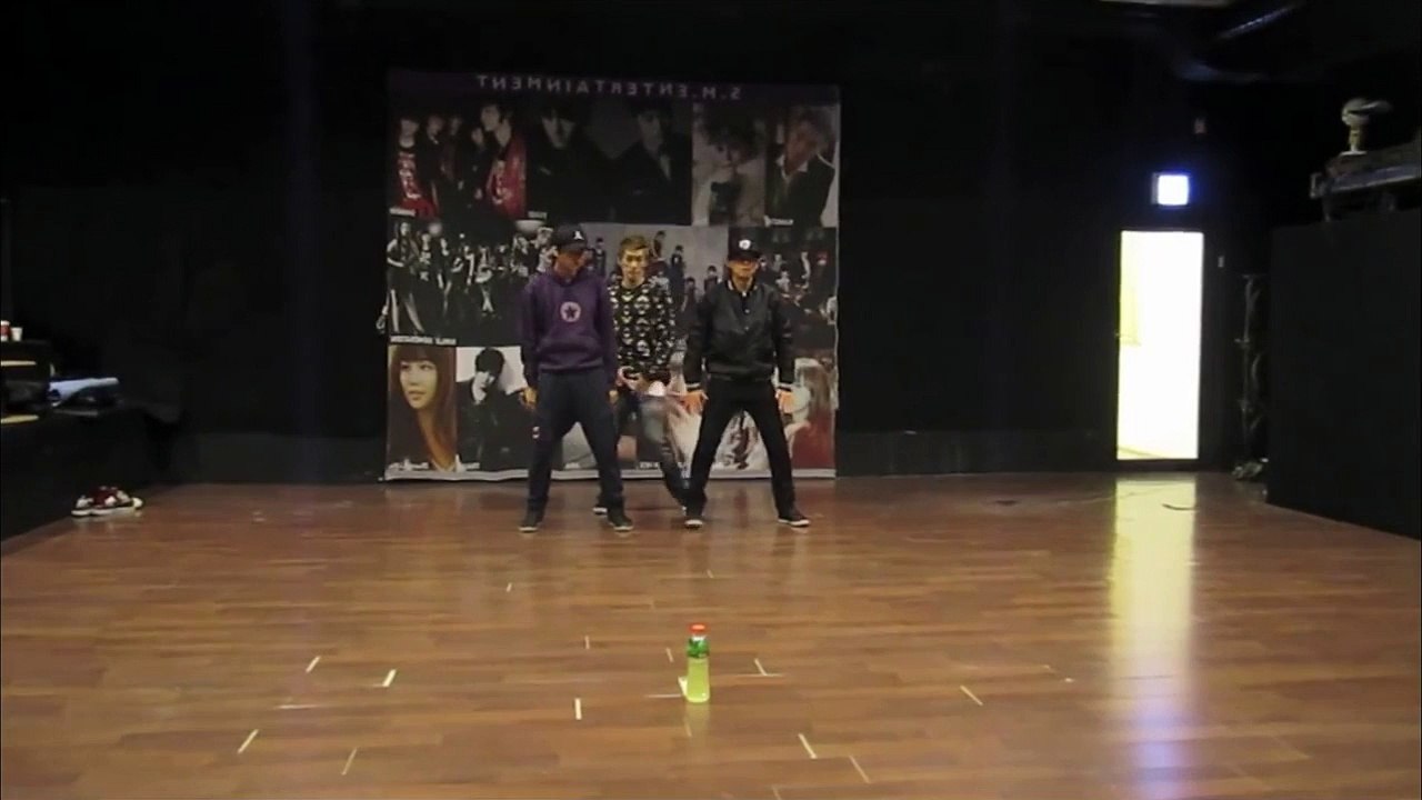 Kai (EXO), TaeMin (SHINee), EunHyuk (Super Junior) - Gayo Daejun dance [dance practice] MIRROR