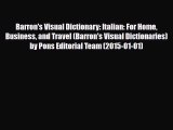 PDF Barron's Visual Dictionary: Italian: For Home Business and Travel (Barron's Visual Dictionaries)