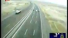 4 cars racing on irans highway ends in crash