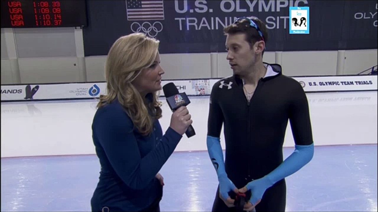 Shani Davis & Jonathan Garcia Post-Skate Interviews - LIVE 12-29-13