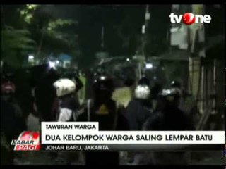 Dua Kelompok Warga di Johar Baru Terlibat Tawuran