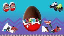 Surprise Eggs!!! Blaze and the Monster Machines - Вспыш и чудо машинки Киндерсюрприз!!!