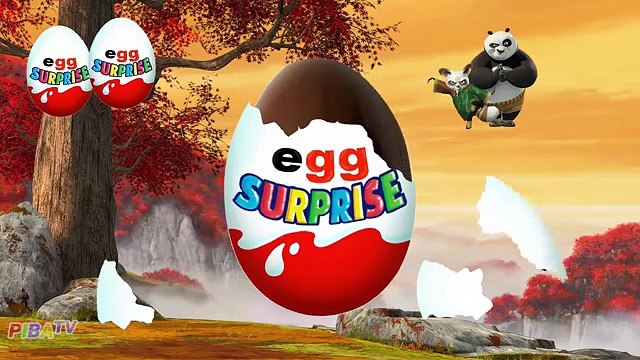 Surprise Eggs!!! Kung fu panda 3!!! Кунг фу Панда 3 - яйцо сюрприз!!!