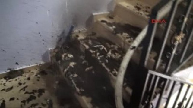 Adıyaman'da Yanan Çatı Katı Kullanılamaz Hale Geldi