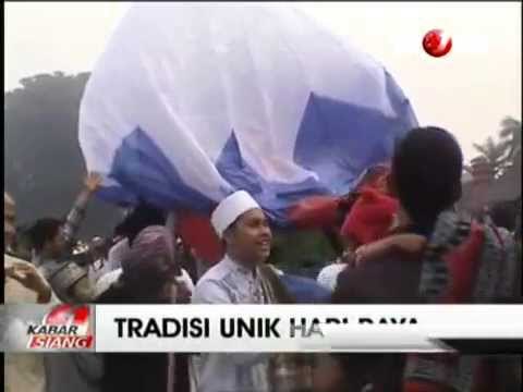 Lepas Balon Udara, Tradisi Unik Hari Lebaran Warga Blitar