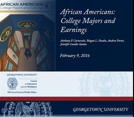 African Americans: College Majors and Earnings