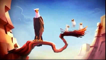 Орел папа (Короткометражный мультик).