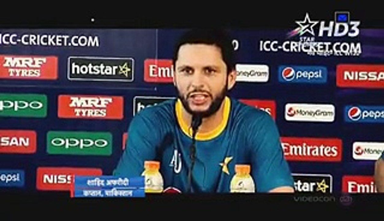 Indian Anchor Giving Warning To Indian Team by Playing Shahid Afridi Clip