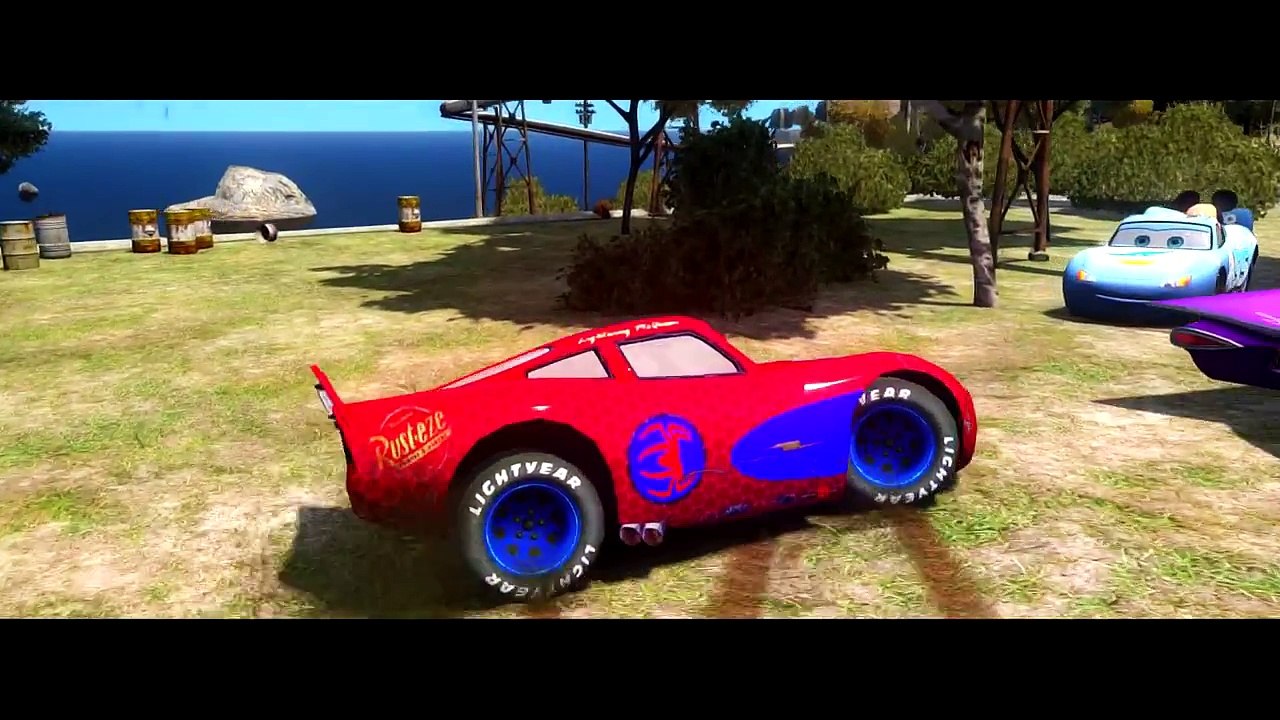 Lightning McQueen Spiderman Ramone Dinoco & Mickey Mouse & Hulk (Marvel) have Fun Disney Pixar Cars