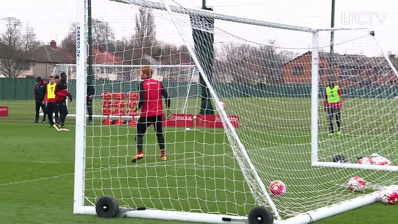 Liverpool five-a-side in training