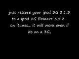 ipod touch 3g 3.1.3 downgrade to 3.1.2