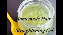 Homemade Hair Straightening Gel