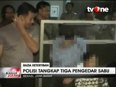 Pengedar Sabu dan Pasangan Mesum Terjaring Razia di Bekasi