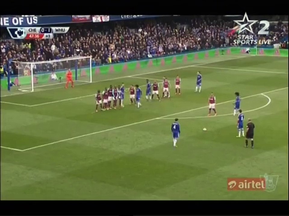 1-1 Cesc Fàbregas Super Goal - Chelsea v.West Ham United - 19.03.2016 HD