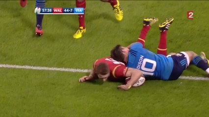 Pays de Galles-Italie : Williams s’élance long de ligne et plonge pour le 6e essai gallois