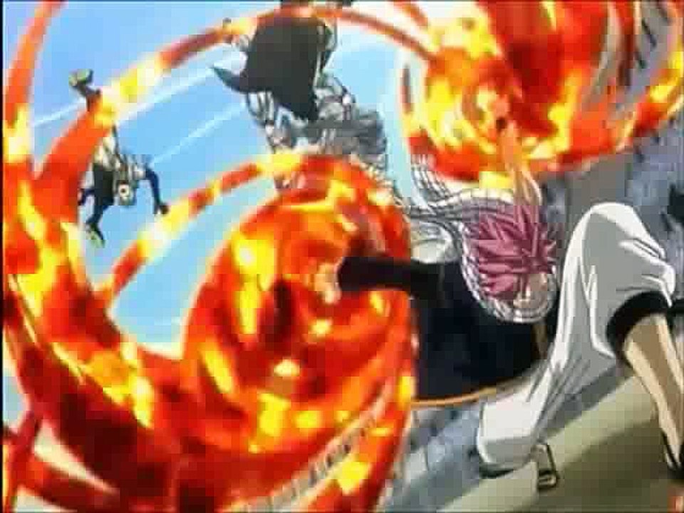 Fairy Tail Opening 14 (Natsu- Gajeel vs Sting-Rogue)