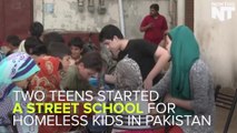 Two Siblings Open Street School In Pakistan To Educate Homeless Children