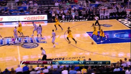 LeBron James Nasty Two-handed Dunk