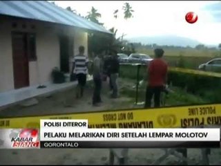 4 Kamar Kos Polisi Gorontalo Dibakar Orang Tak Dikenal