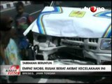 4 Mobil Terlibat Tabrakan Beruntun di Jalur Pantura