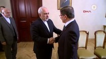 Başbakan Davutoğlu, İran Dışişleri Bakanı Zarif'i Kabul Etti