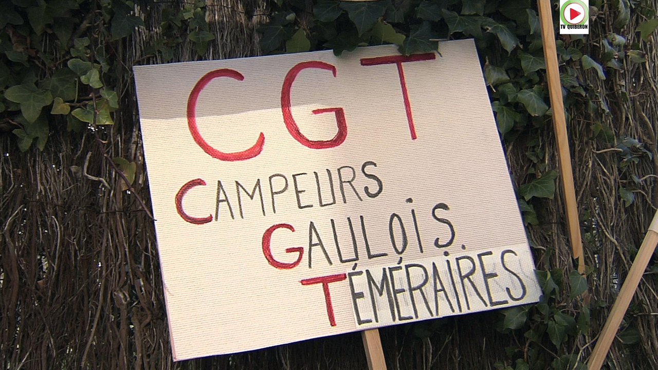 Saint-Pierre Quiberon | Camping après le Film voici la Manif  | TV Quiberon 24/7