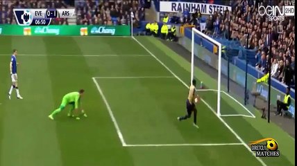 اهداف مباراة ارسنال وايفرتون 2-0