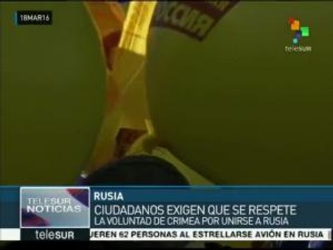 Rusia celebra segundo aniversario de la reintegración de Crimea