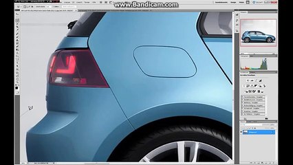 Photoshop Tutorial [HD] car tuning Auto tunen Tiefer + Felgen
